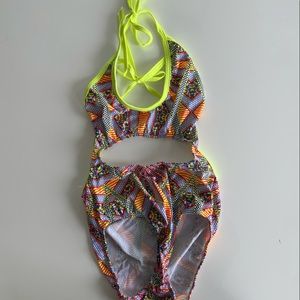 Colorful Rave bodysuit